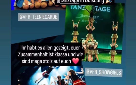 Unsere Mädels auf dem Weg ins Finale zu den Tanztagen Duisburg am 05.04.+06.04.2025, werde auch Du ein Teil davon….